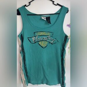 Teal Harley Davidson Women’s Medium Tank Top